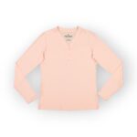 T SHIRT FEMME A BOUTONNIERE DEVANT