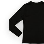 T SHIRT FEMME COL V JERSEY LYCRA – Image 5