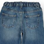 PANTALON JEAN TAILLE ELASTIQUE EN DENIM COTON – Image 6