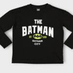 T SHIRT GARÇON EN JERSEY 100% COTON IMPRIME BATMAM – Image 3