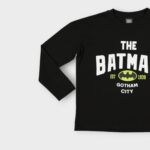 T SHIRT GARÇON EN JERSEY 100% COTON IMPRIME BATMAM – Image 5