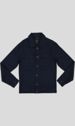 VESTE HOMME OVER EN COTON STRETCH AVEC POCHES LATERALES – Image 3