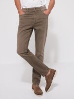 PANTALON CINQ POCHES  COTON ELASTHANNE