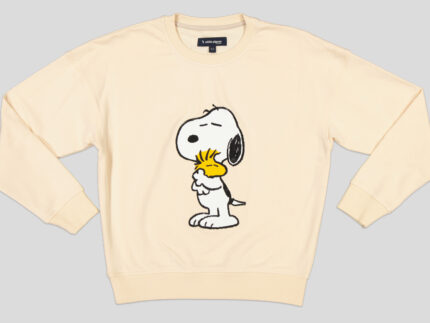 SWEAT COL ROND MOLLETON COTON