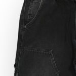 PANTALON CARPENTER EN DENIM NOIR 100% COTON – Image 3