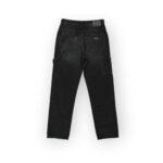 PANTALON CARPENTER EN DENIM NOIR 100% COTON – Image 8