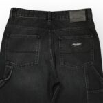 PANTALON CARPENTER EN DENIM NOIR 100% COTON – Image 7