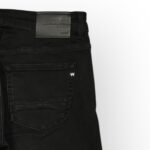 PANTALON JEAN SLIM FIT EN DENIM NOIR COTON STRETCH – Image 3