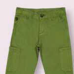 PANTALON CARGO EN COTON ELASTHANNE – Image 3