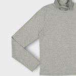 T SHIRT FEMME COL MANTEAU JERSEY LYCRA – Image 10