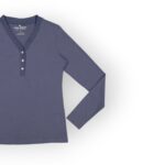 T SHIRT FEMME A BOUTONNIERE DEVANT – Image 9