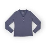 T SHIRT FEMME A BOUTONNIERE DEVANT – Image 11