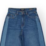 PANTALON JEANS STRAIGHT FIT CONTRASTE – Image 2