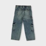 PANTALON AVEC CEINTURE ELASTIQUE EN DENIM 100 % COTON – Image 14