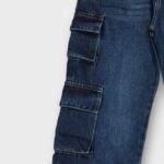 PANTALON AVEC CEINTURE ELASTIQUE EN DENIM 100 % COTON – Image 6