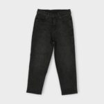 PANTALON JEANS NOIR COTON STRETCH – Image 2