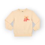 SWEAT COL ROND MOLLETON COTON ELASTHANNE