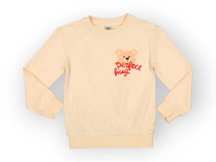 SWEAT COL ROND MOLLETON COTON ELASTHANNE