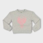 SWEAT COL ROND MOLLETON COTON ELASTHANNE – Image 2