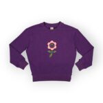 SWEAT COL ROND MOLLETON COTON ELASTHANNE