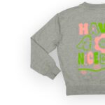 SWEAT COL ROND MOLLETON COTON ELASTHANNE – Image 2