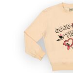 SWEAT FILLETTE COL ROND MOLLETON ELASTHANNE – Image 9