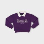 SWEAT COL CHEMISE MOLLETON COTON