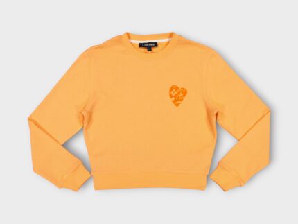 SWEAT COL ROND MOLLETON COTON