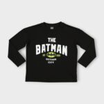 T SHIRT GARÇON EN JERSEY 100% COTON IMPRIME BATMAM