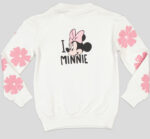 ENSEMBLE FILLETTE : SWEAT COL ROND MOLLETON ALL OVER+ CALÇON NOIR – Image 3