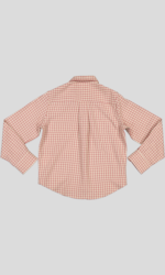 CHEMISE FILLETTE EN COTON A CARREAUX – Image 5