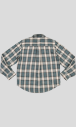 CHEMISE FILLETTE EN COTON A CARREAUX – Image 7