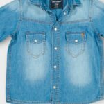 CHEMISE JEANS A COL CLASSIQUE POUR ENFANT – Image 14