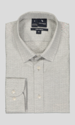 CHEMISE COTTON UNI SLIM – Image 2