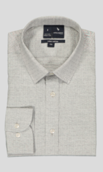 CHEMISE COTTON UNI SLIM – Image 2