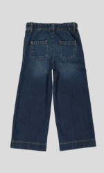 PANTALON JEANS FILLETTE CEINTURE ELASTIQUE ET CORDON – Image 11