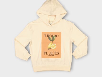 SWEAT A CAPUCHE  OVER SIZE MOLLETON ELASTHANNE