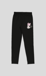 ENSEMBLE FILLETTE : SWEAT COL ROND MOLLETON ALL OVER+ CALÇON NOIR – Image 6