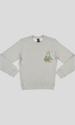 SWEAT COL ROND MOLLETON COTON – Image 2