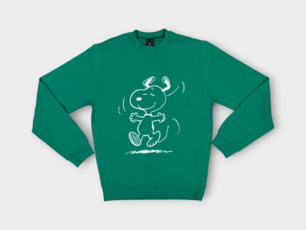 SWEAT HOMME COTON  COL ROND SNOOPY