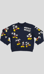 SWEAT COL ROND MICKEY MOUSE EN MOLLETON 100 % COTON – Image 2