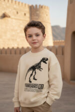 SWEAT COL ROND EN  MOLLETON 100 % COTON