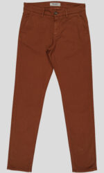 PANTALON CHINO POCHES ITALIENNES AVEC PINCES DEVANT